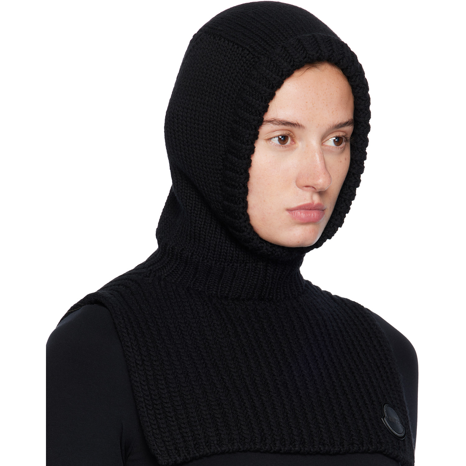  Moncler Genius Moncler X Ee72 Black Wool Balaclava 