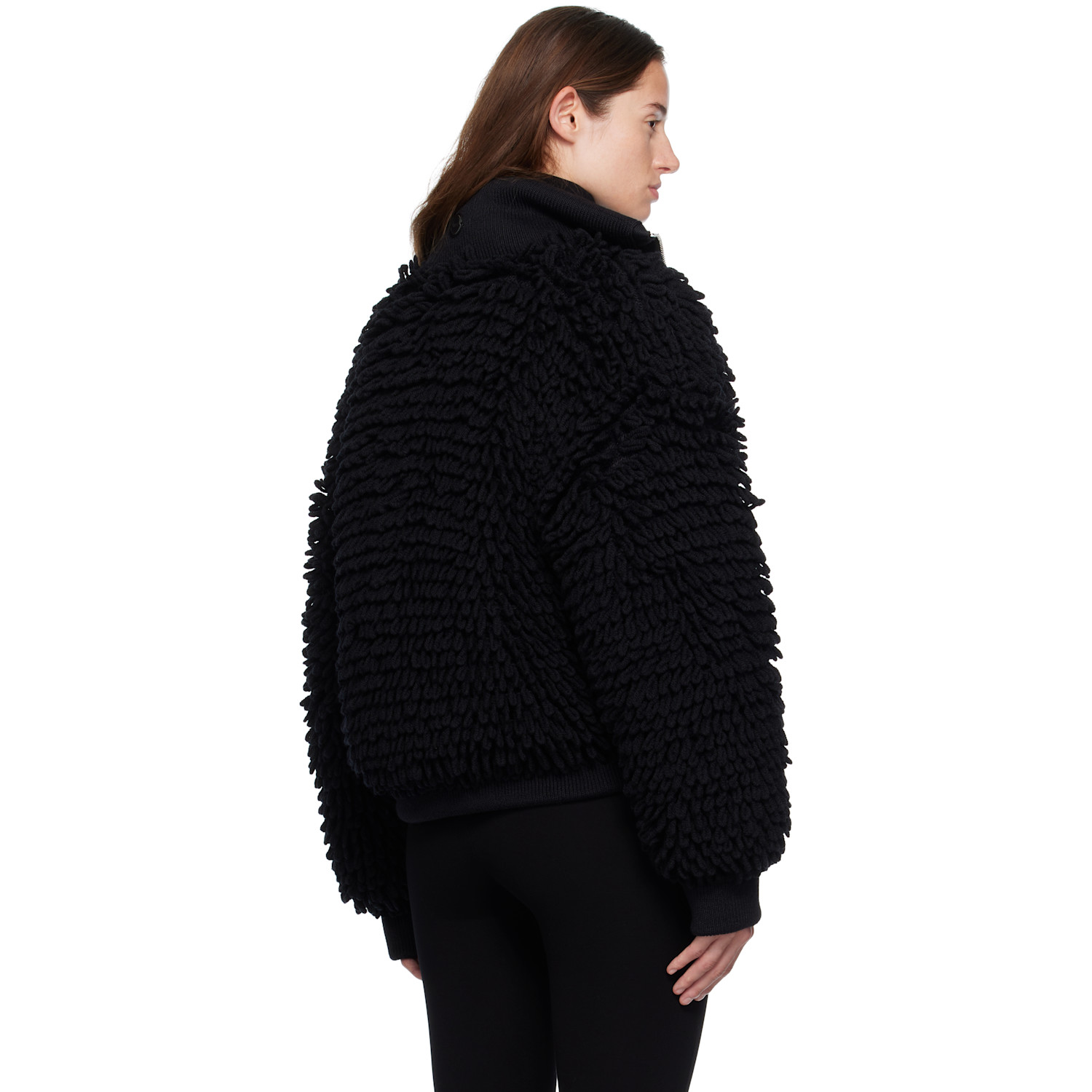  Moncler Genius Moncler X Ee72 Black Cardigan Down Jacket 