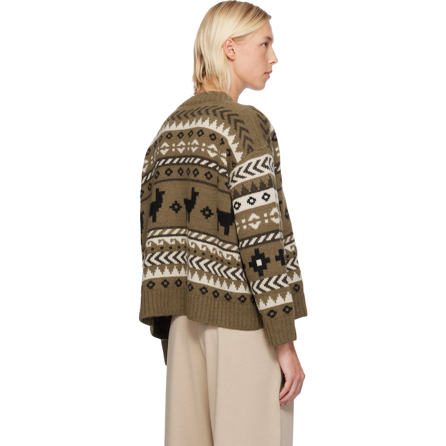  Weekend Max Mara Brown Ovatta Cardigan 