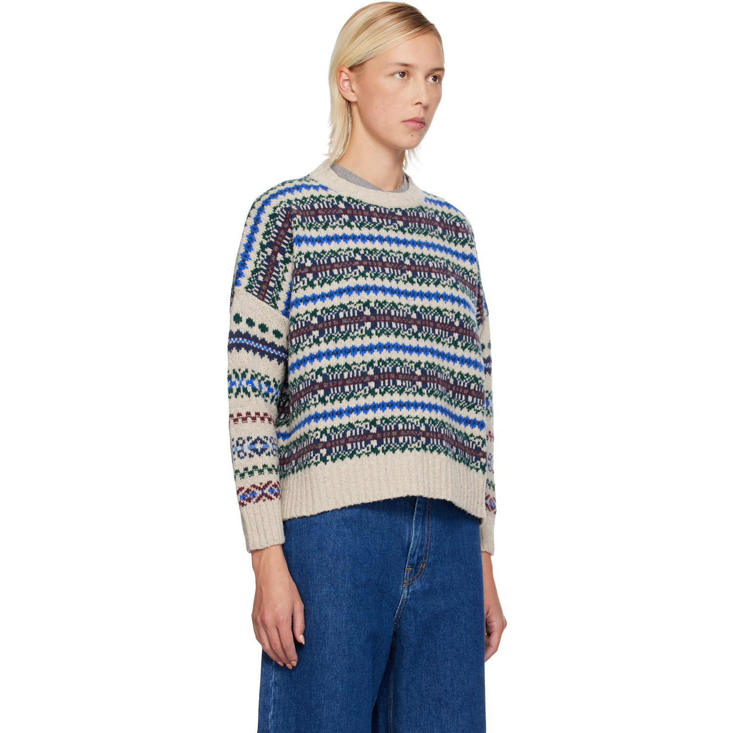  Weekend Max Mara Beige Rivetto Sweater 