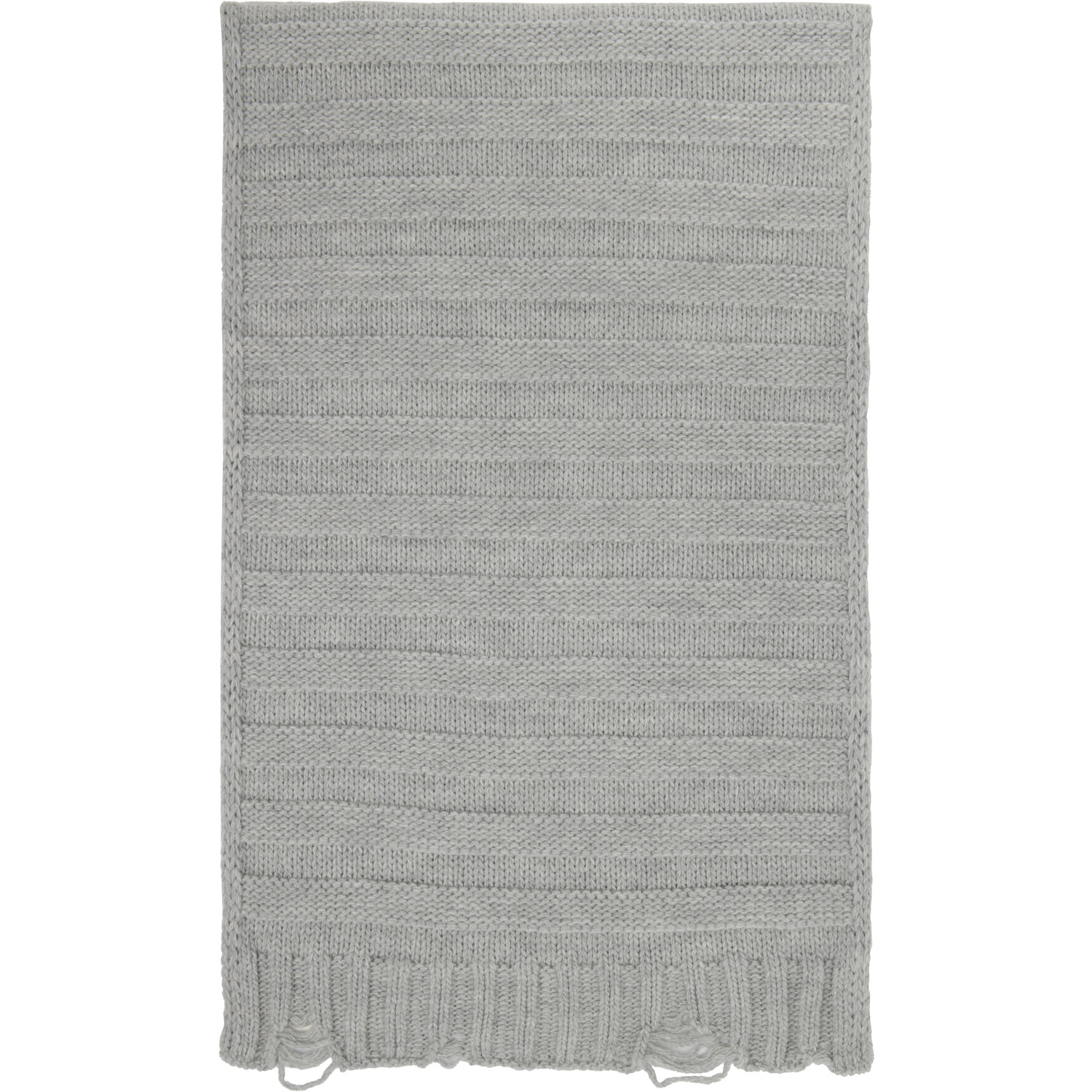 Mm6 Maison Margiela Gray Wool Scarf 