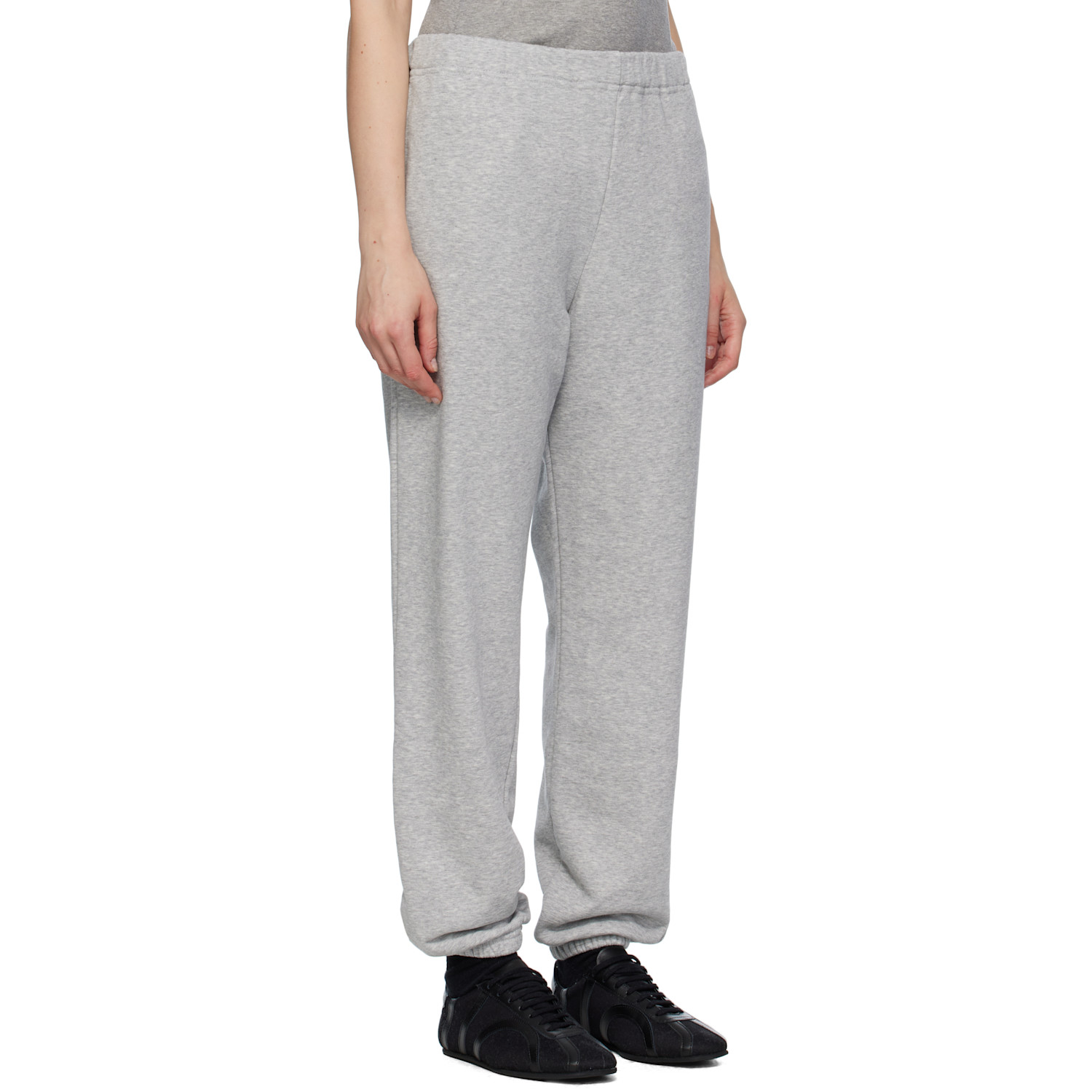  Mm6 Maison Margiela Gray Logo Sweatpants 