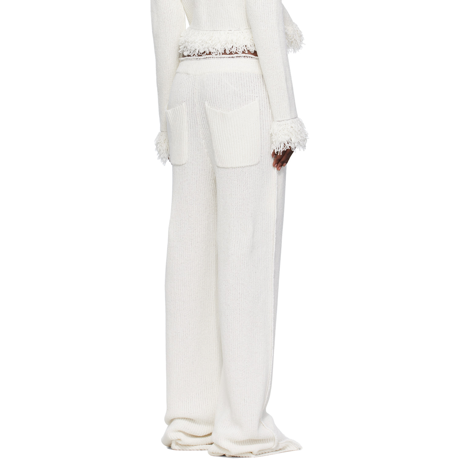  Aya Muse White Mello Trousers 
