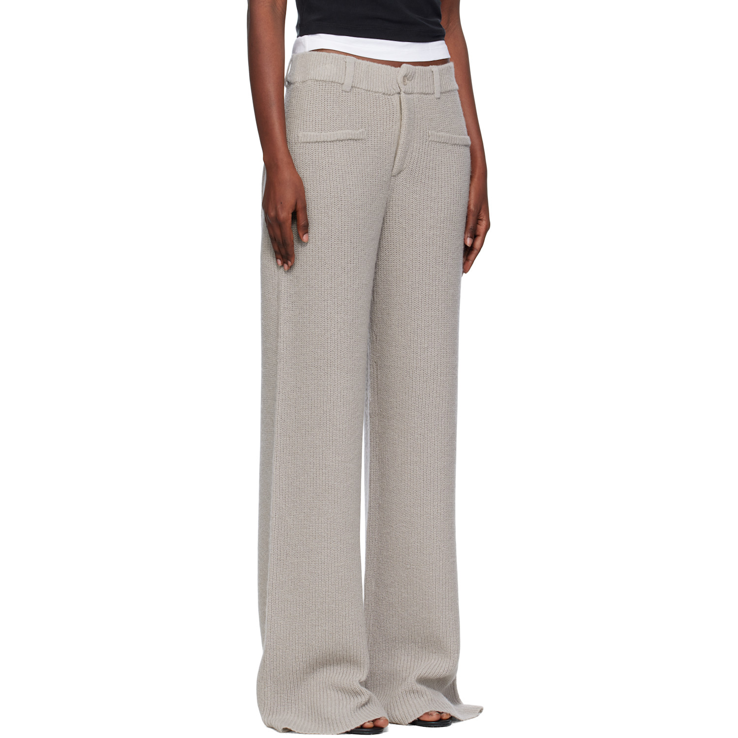  Aya Muse Gray Ele Trousers 