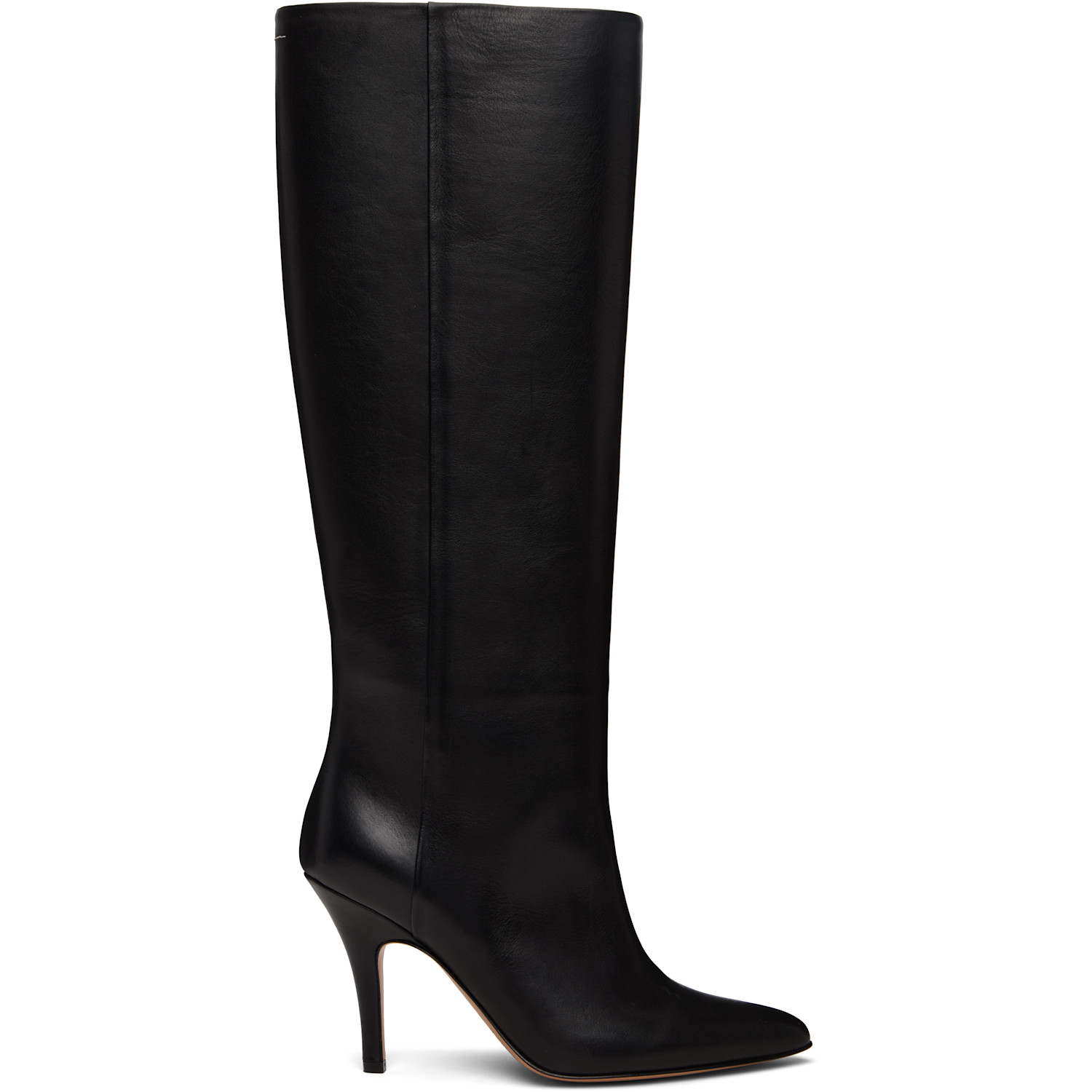 MM6 Maison Margiela Black Architype Knee High Tall Boots