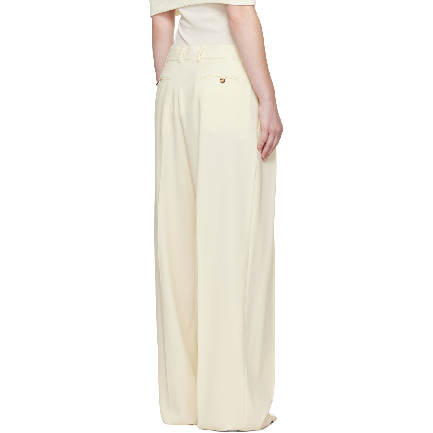  La Collection Off-white Ira Trousers 