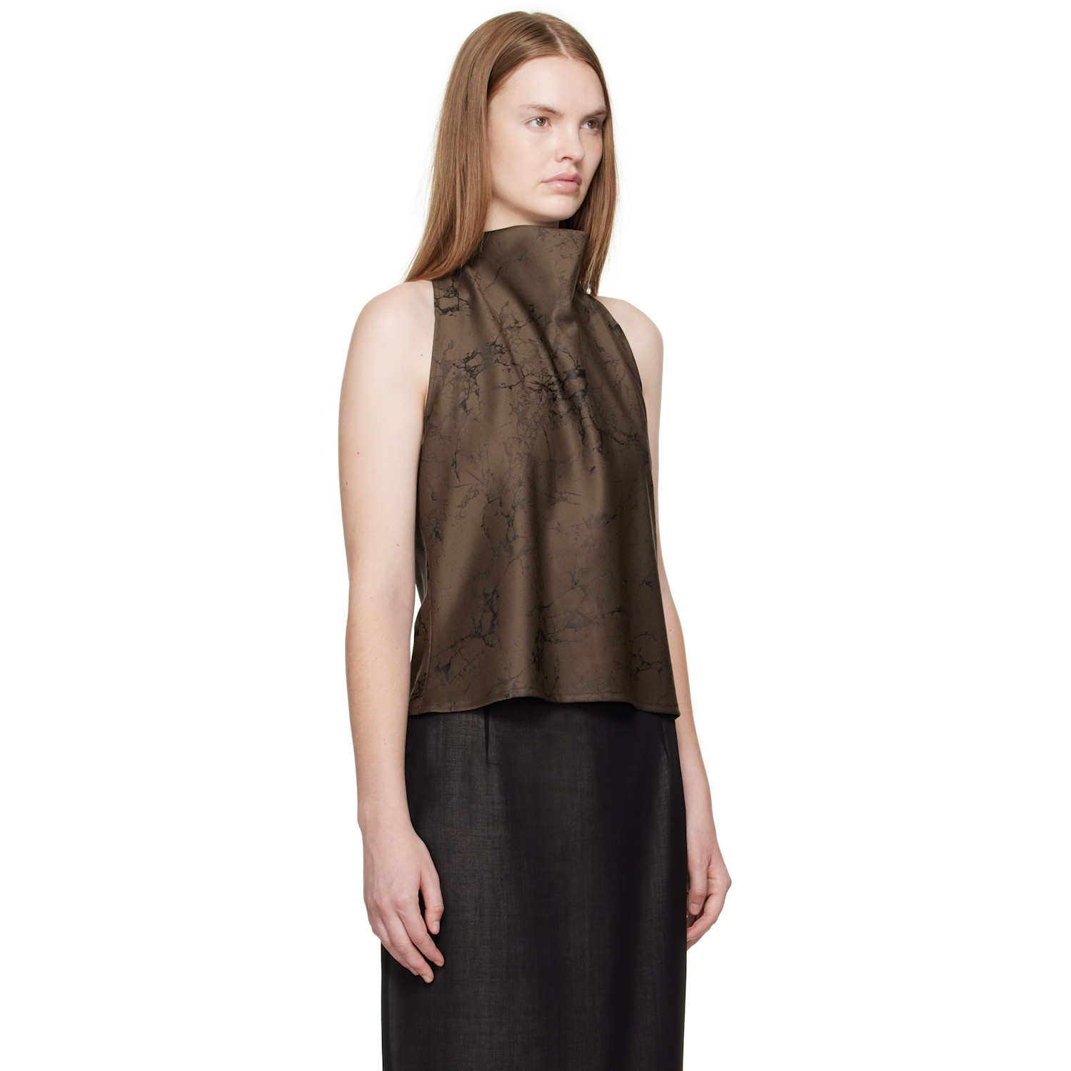  La Collection Brown Jeanne Top 