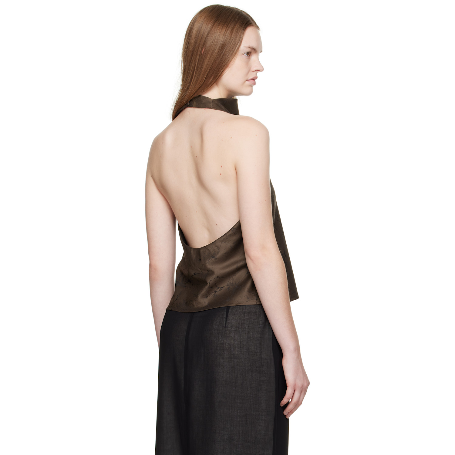  La Collection Brown Jeanne Top 
