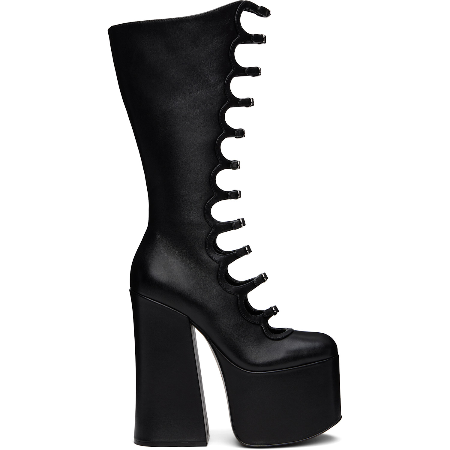 Marc Jacobs Black 'The Kiki' Knee-High Boots