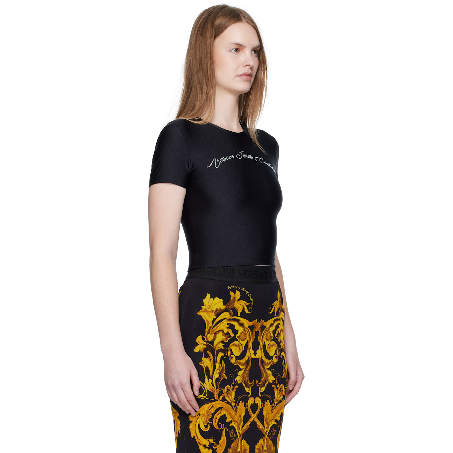  Versace Jeans Couture Black Logo T-shirt 