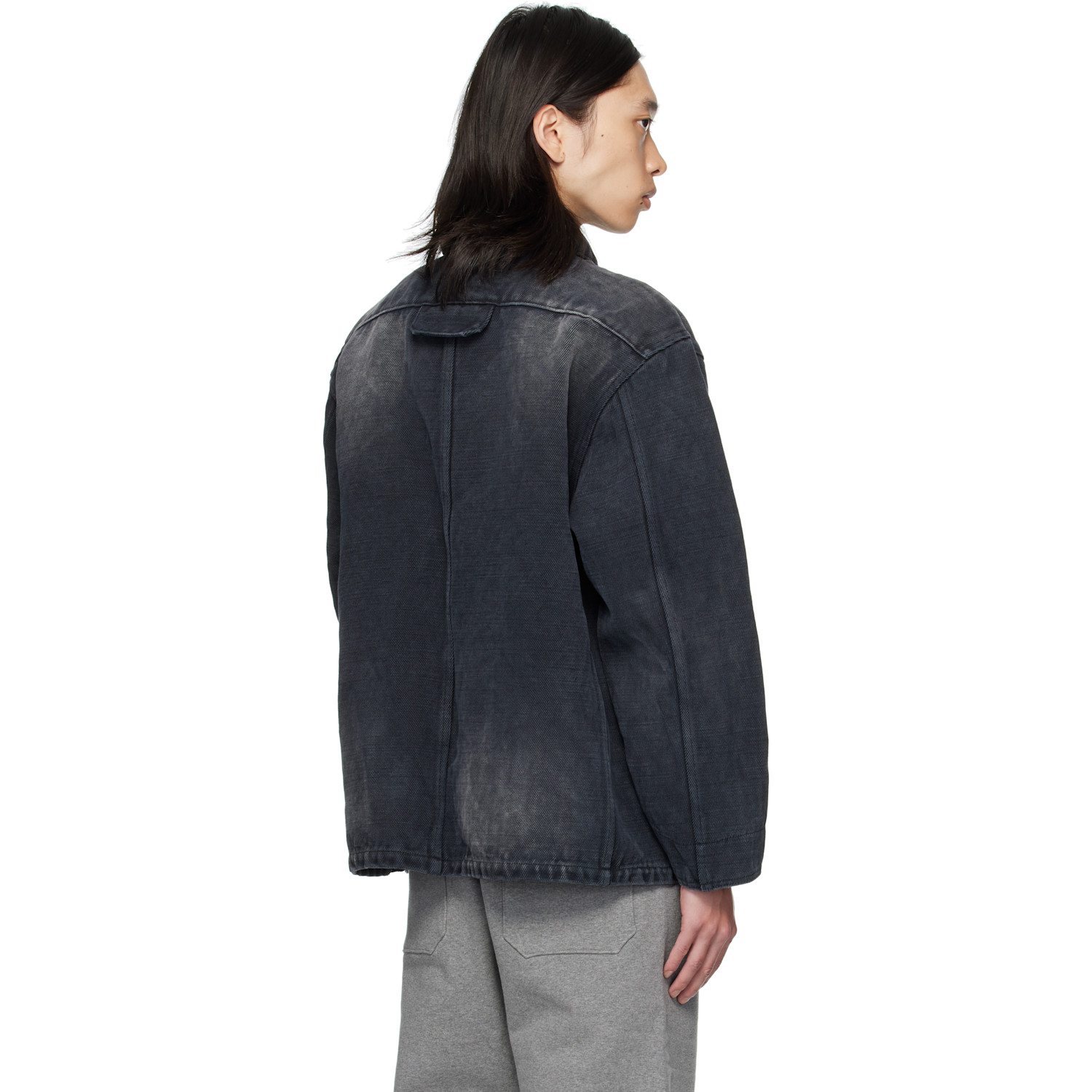  Ouat Black Selvedge Denim Jacket 
