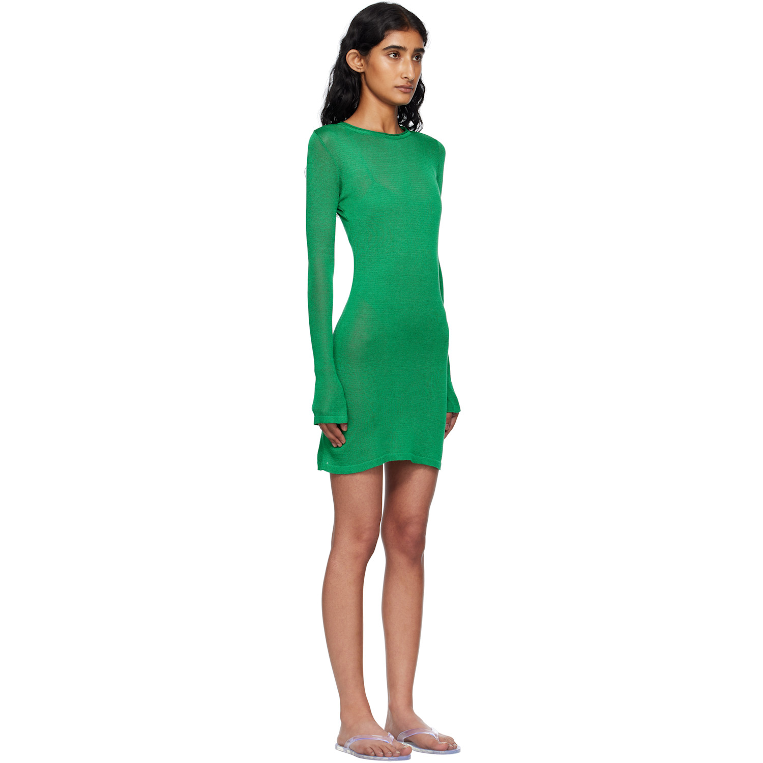  Haight Green Jane Knit Minidress 