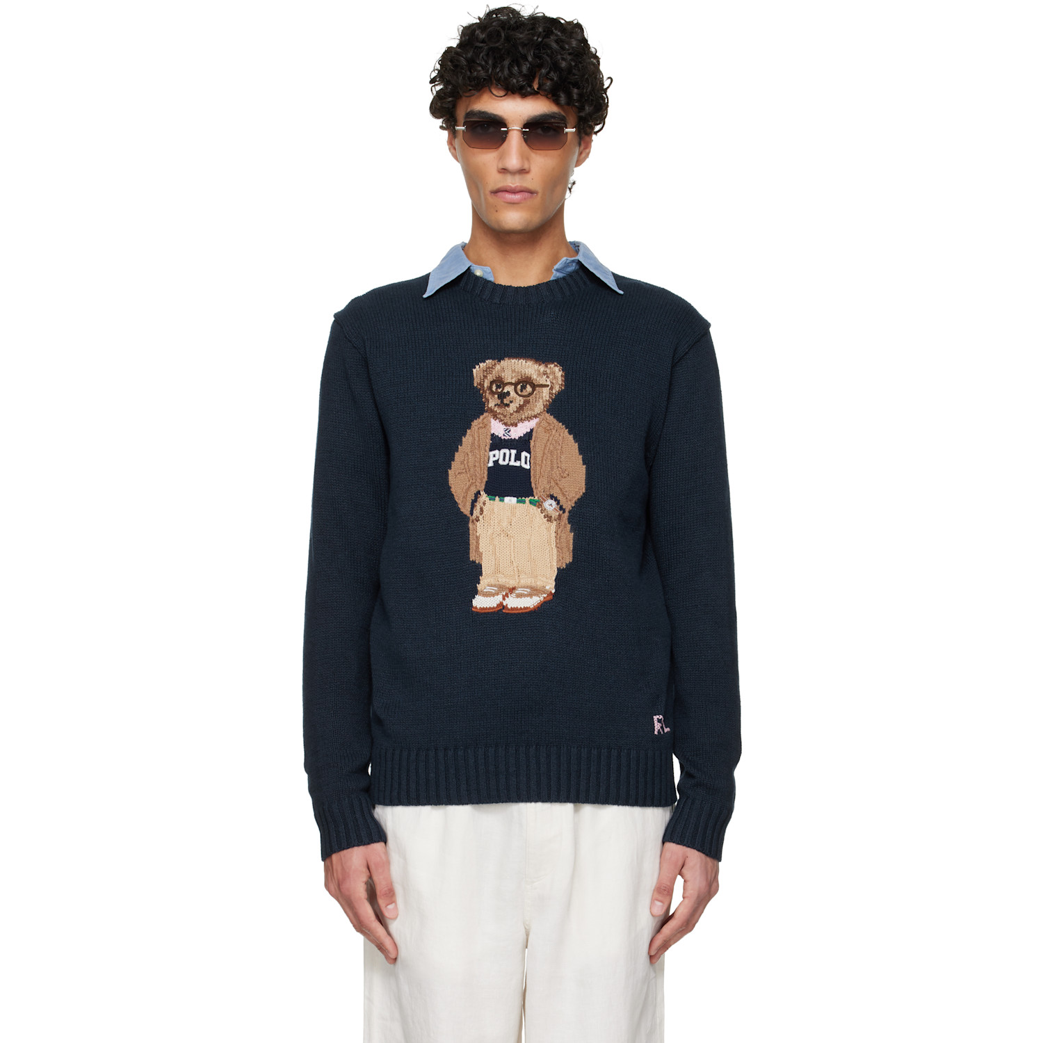 Polo Ralph Lauren Navy 'Polo Bear' Sweater