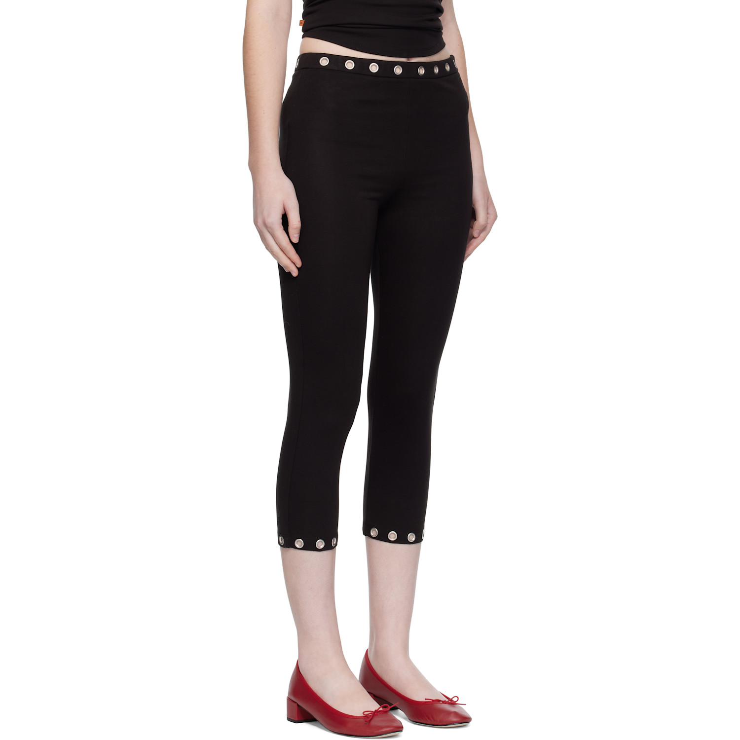  Miaou Black Carla Capri Leggings 