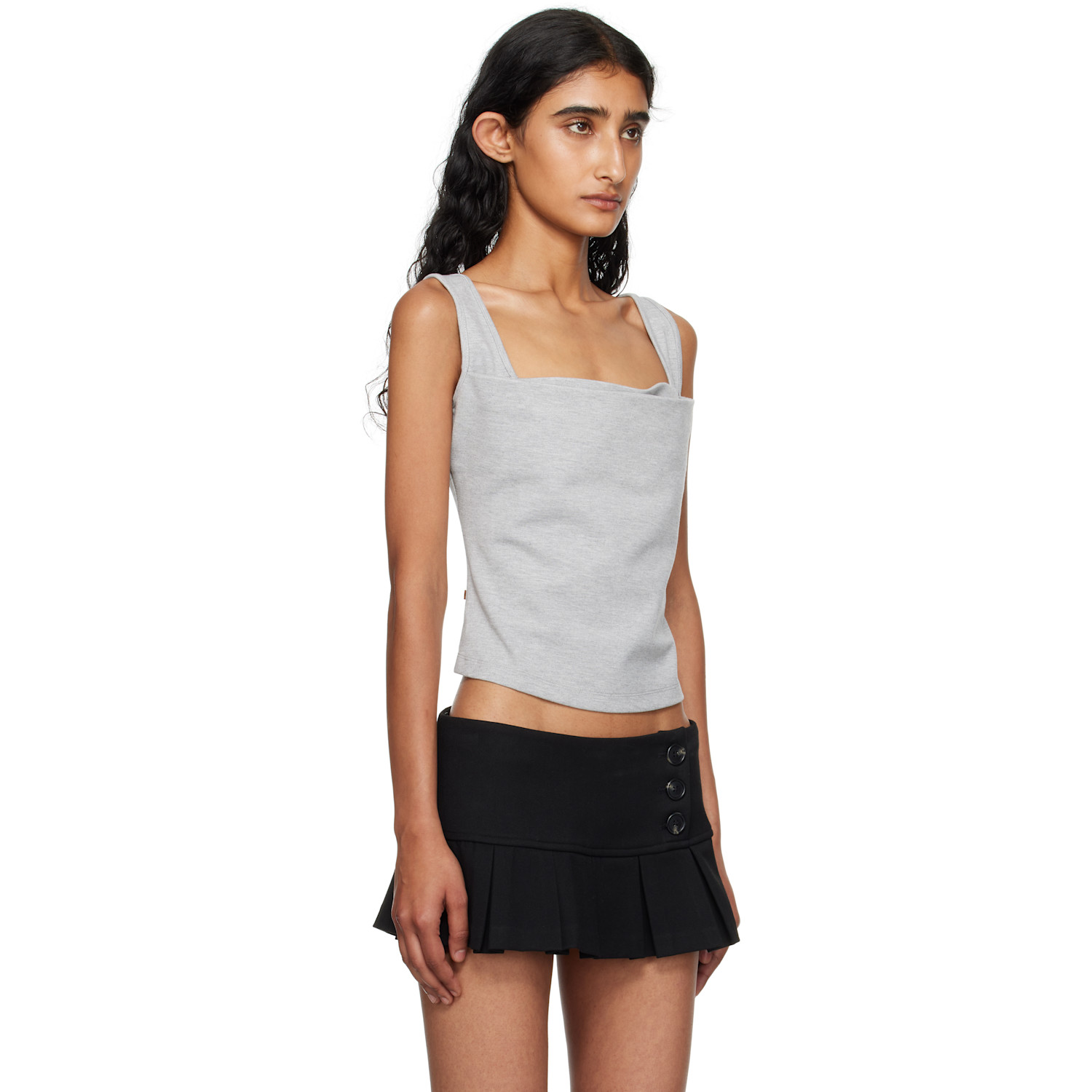  Miaou Gray Luna Tank Top 