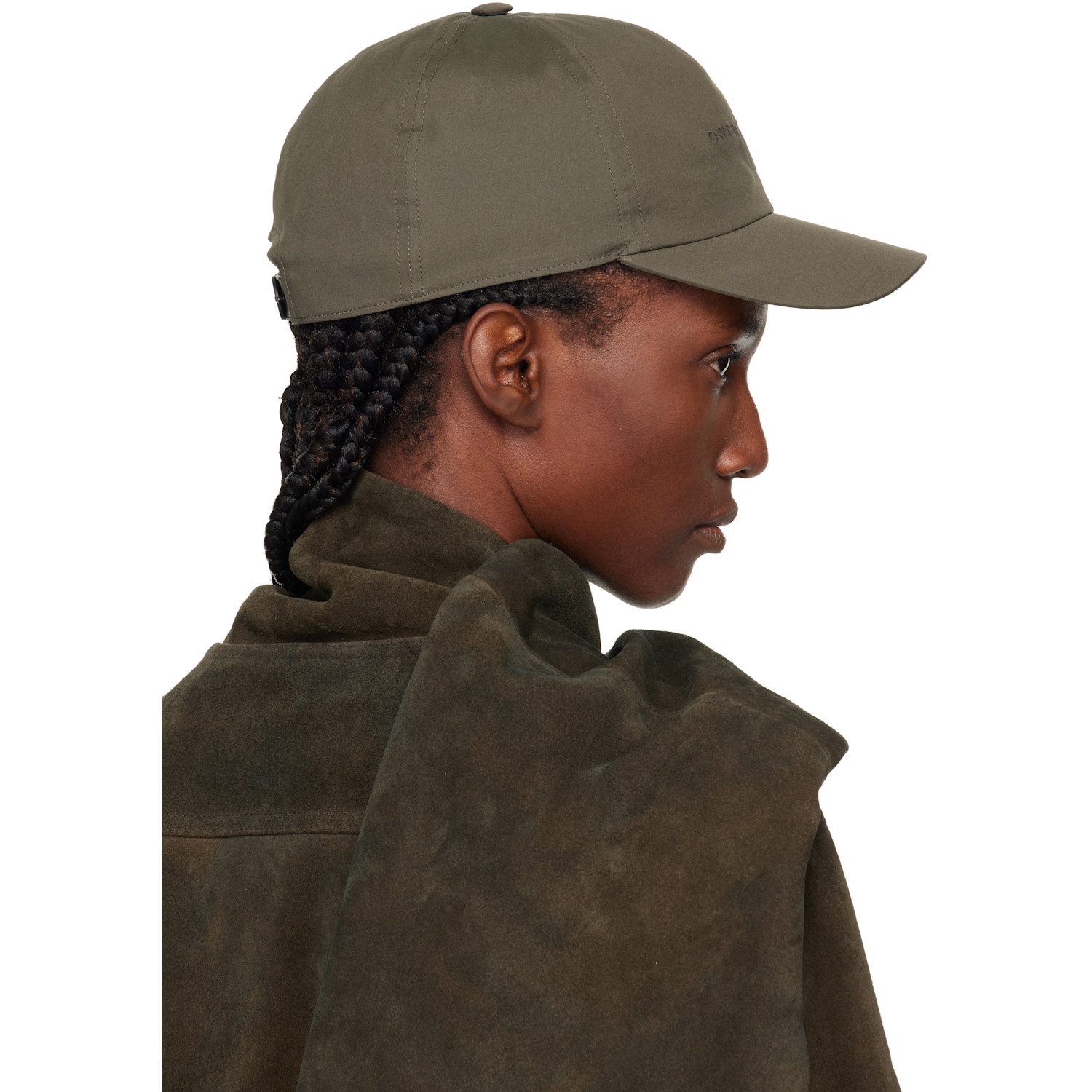  Rick Owens Khaki Concordians Owenscorp Embroidered Cap 
