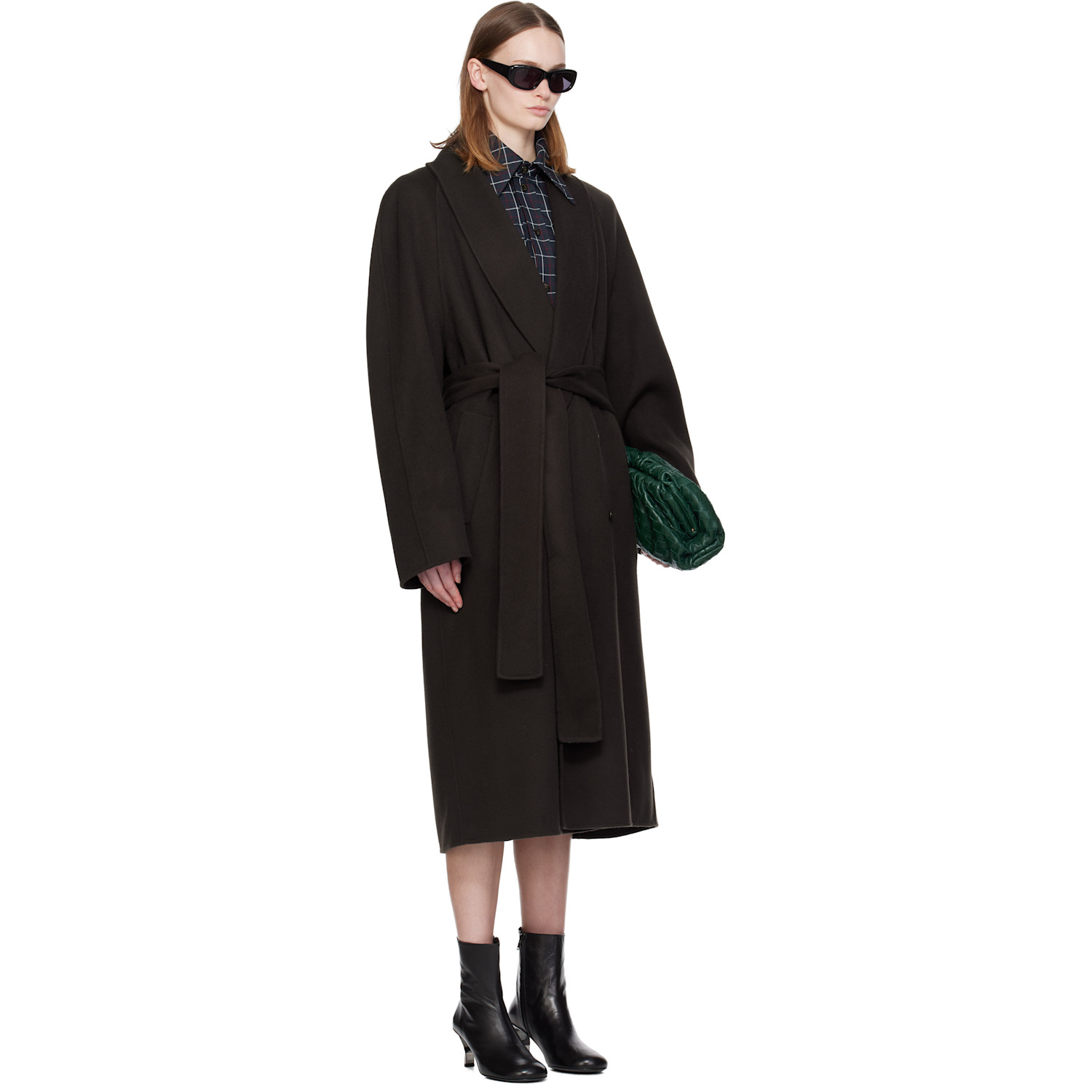  Willy Chavarria Brown Smoker's Coat 