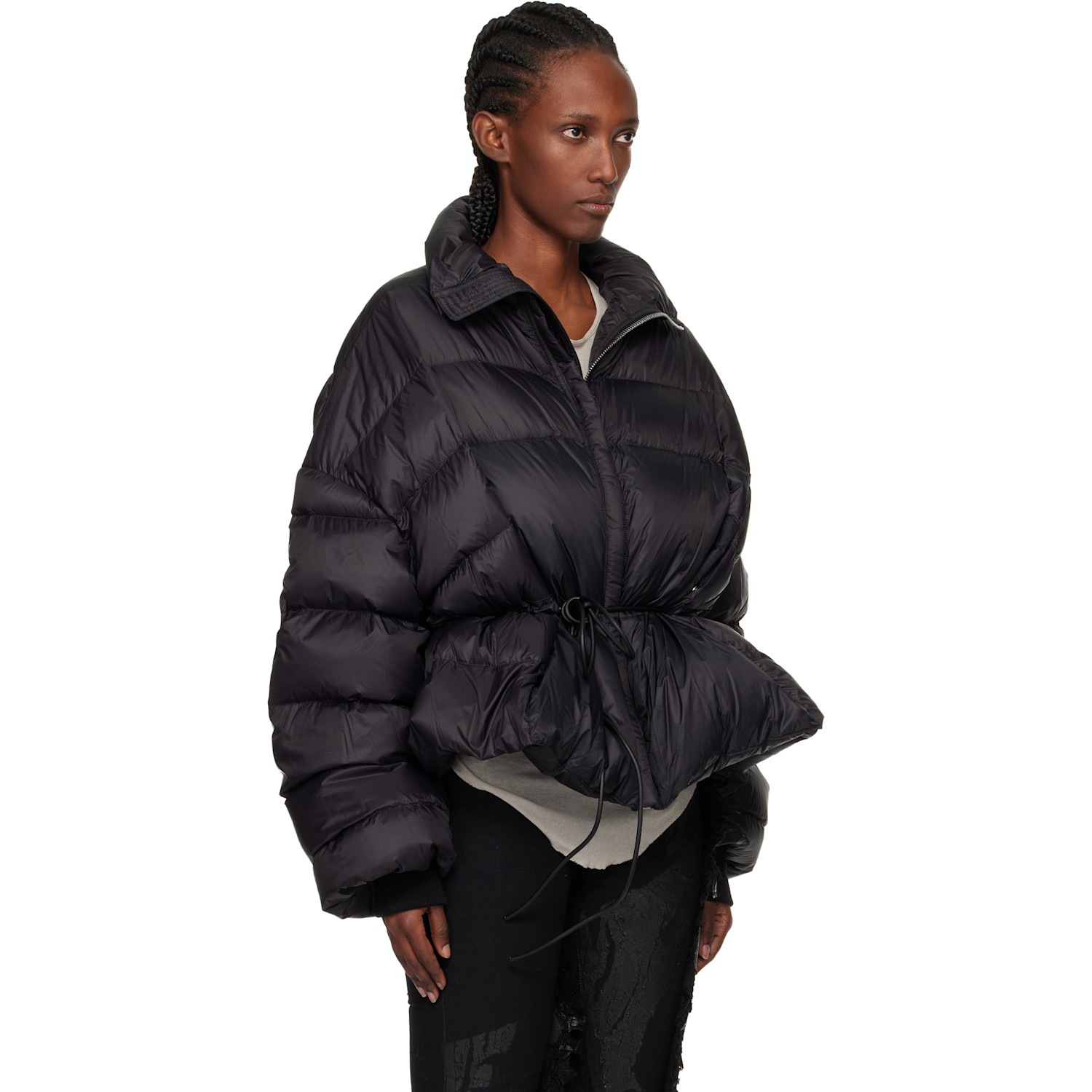  Rick Owens Black Concordians Sail Down Jacket 