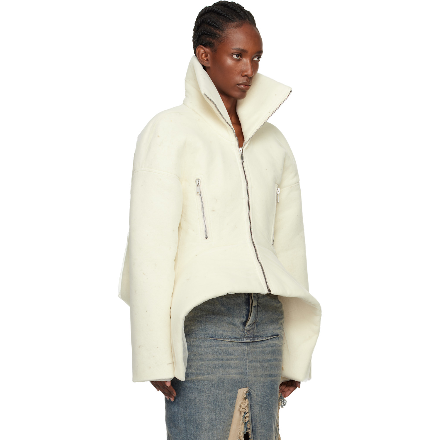  Rick Owens Off-white Concordians Draculimo Jacket 