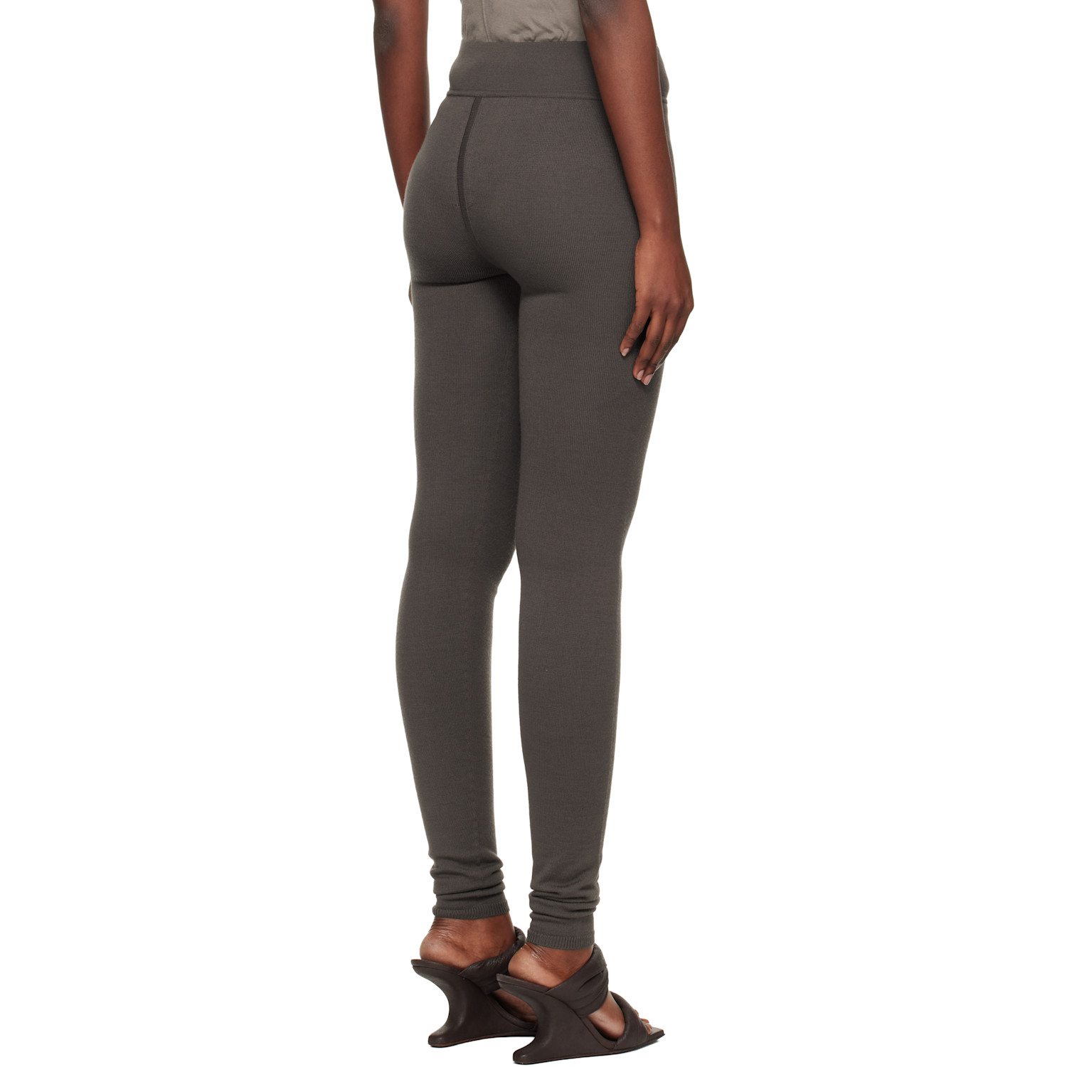  Rick Owens Gray Concordians Runway Leggings 
