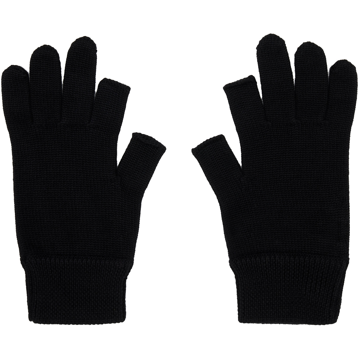  Rick Owens Black Concordians Touchscreen Gloves 