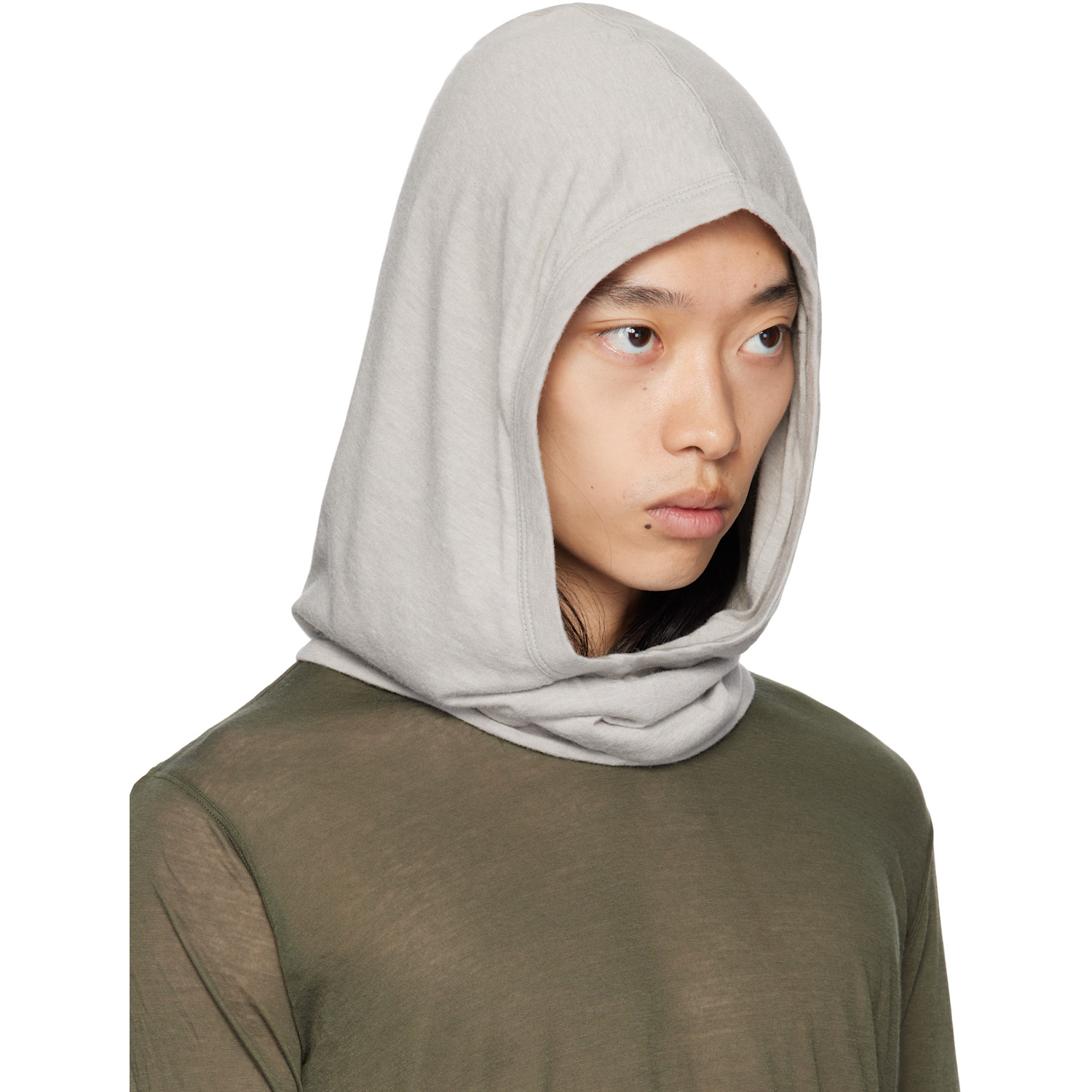  Rick Owens Off-white Concordians Knit Hood 