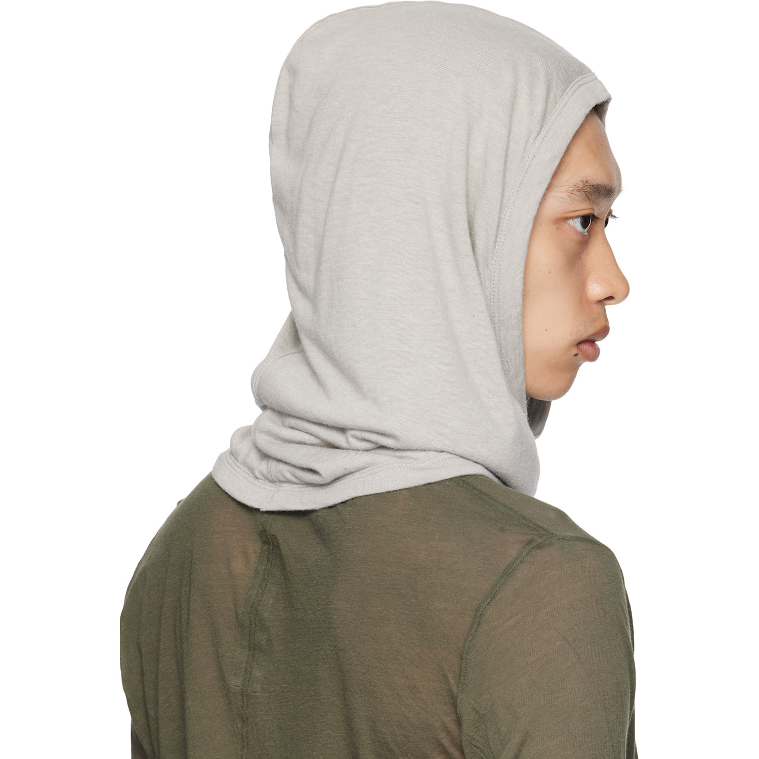  Rick Owens Off-white Concordians Knit Hood 