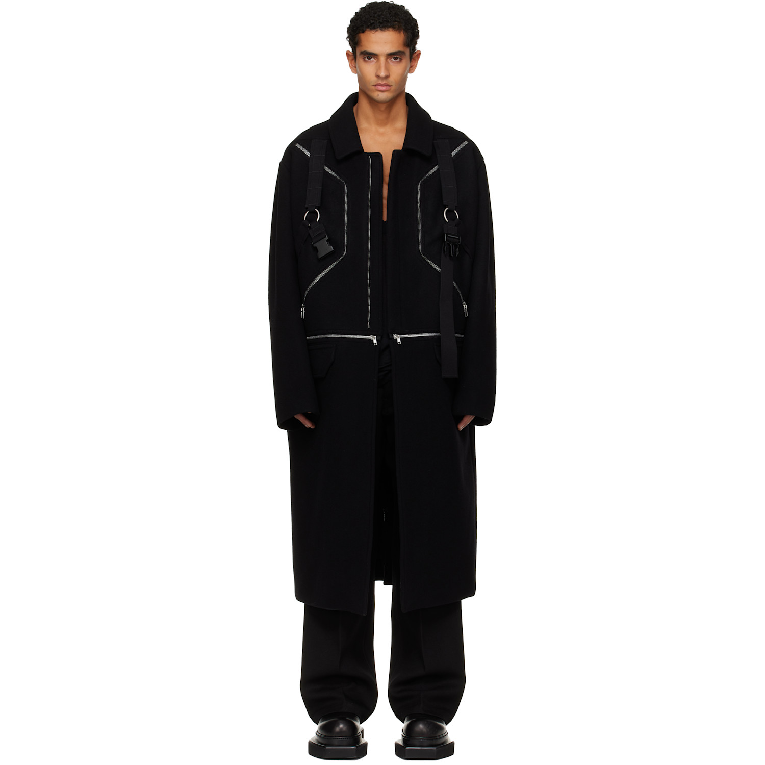 Rick Owens Bauhaus Fishtail Parka in Black | Smart Closet
