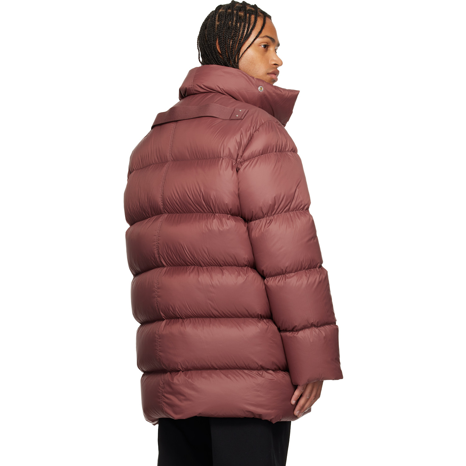  Rick Owens Pink Concordians Turtle Down Coat 