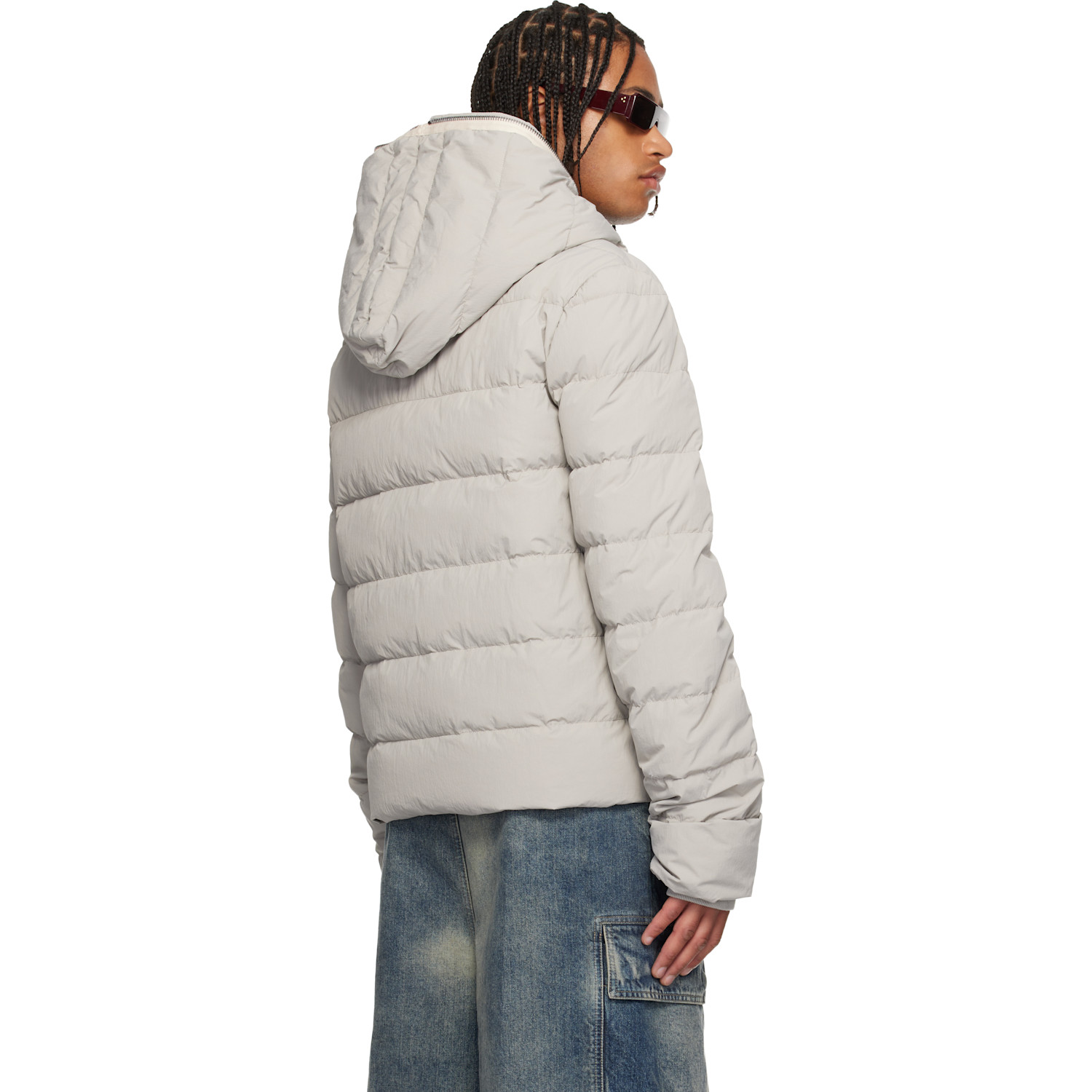  Rick Owens Off-white Concordians Quilted Down Jacket 