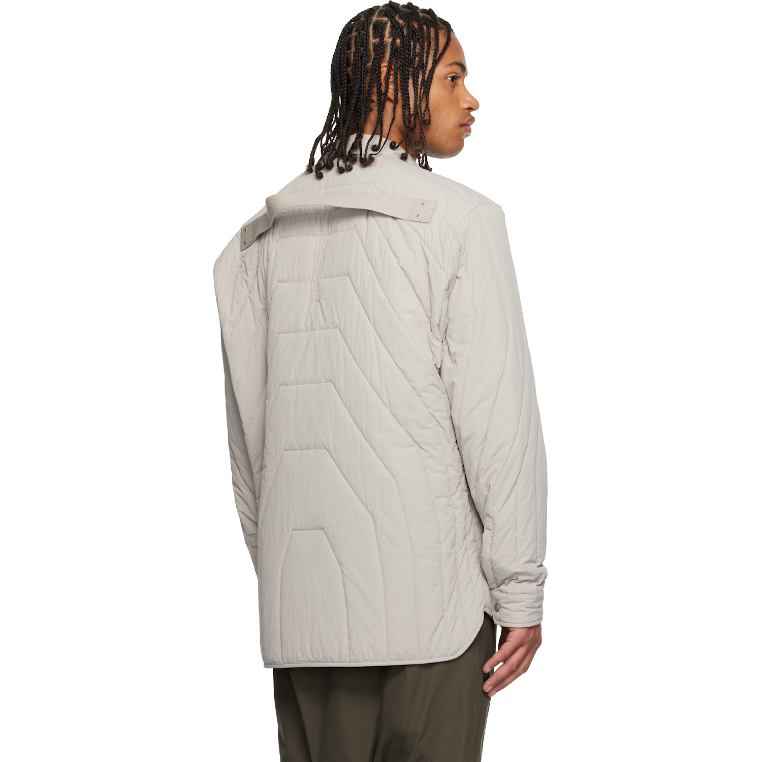  Rick Owens Off-white Concordians Ls Quilted Liner Down Jacket 