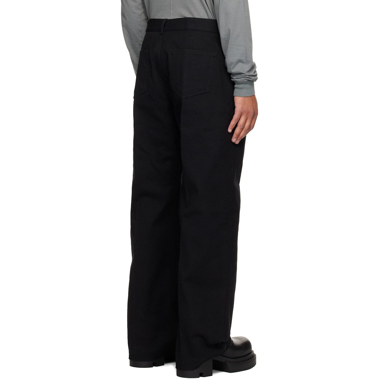  Rick Owens Black Concordians Geth Jeans 
