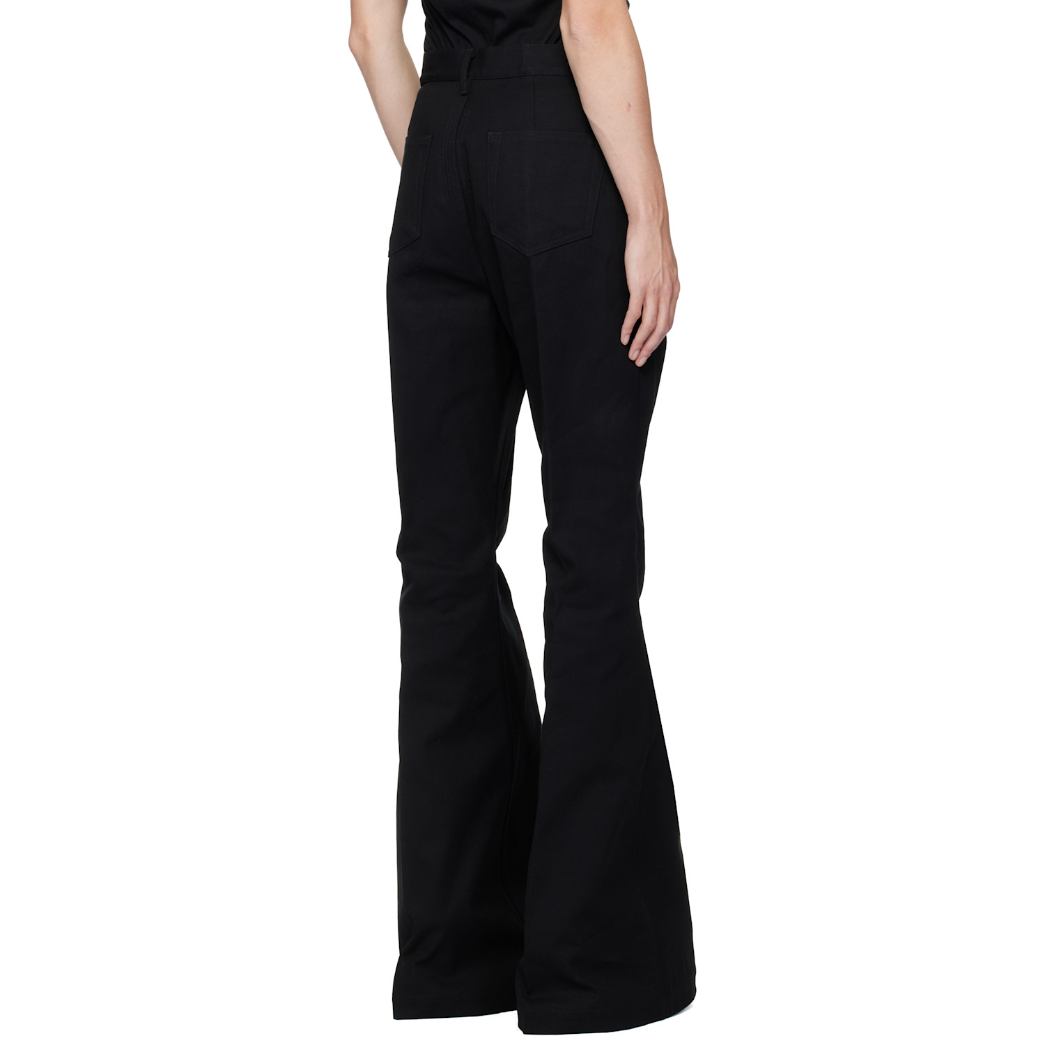  Rick Owens Black Concordians Bolan Jeans 