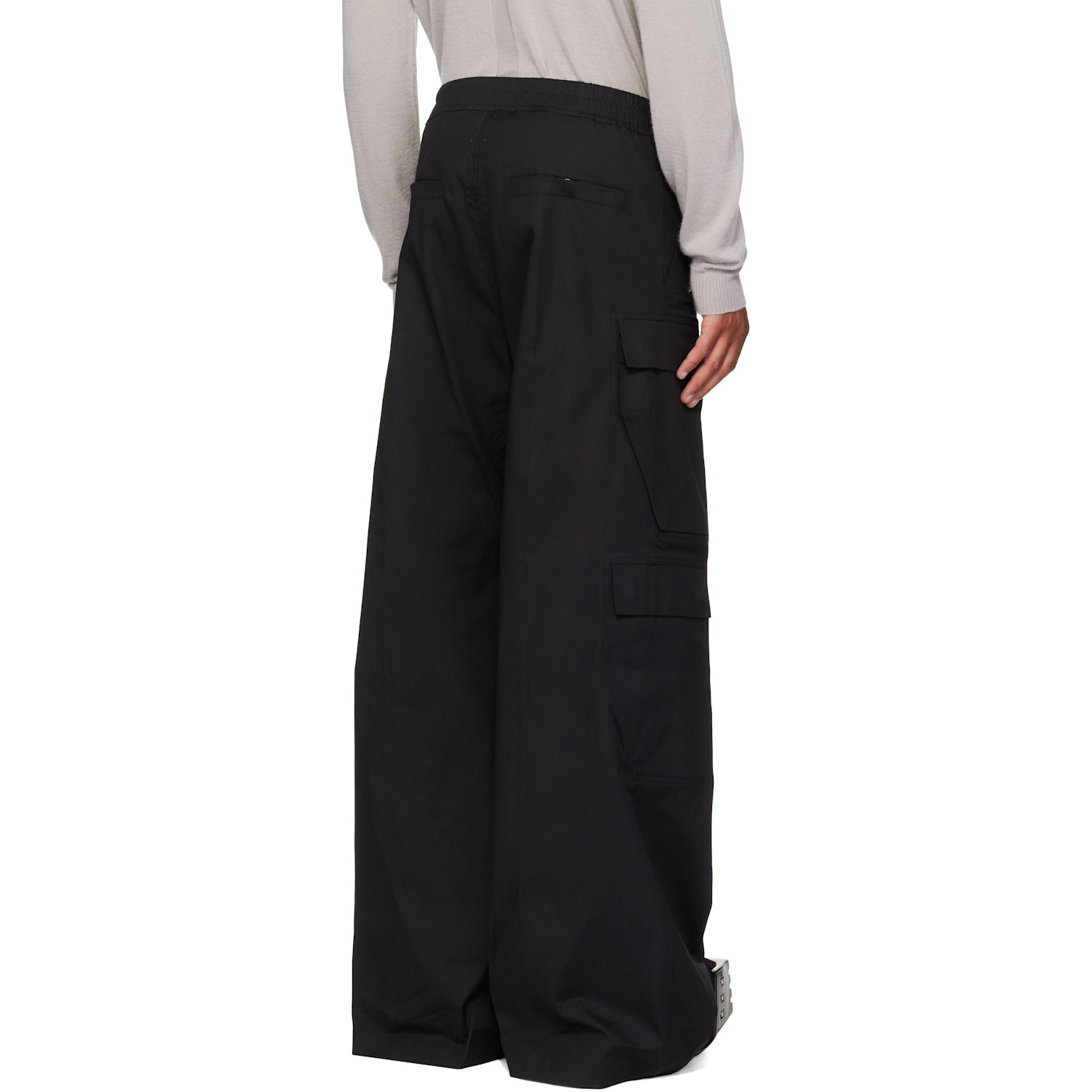  Rick Owens Black Concordians Cargobelas Cargo Pants 