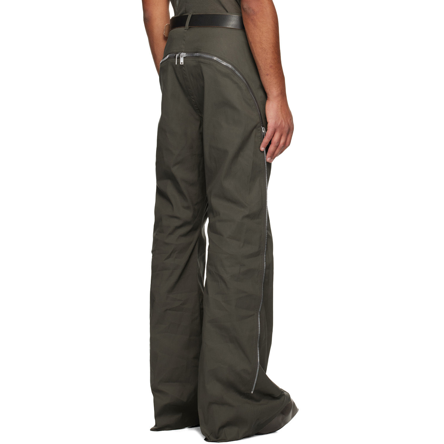  Rick Owens Khaki Bolan Bootcut Trousers 