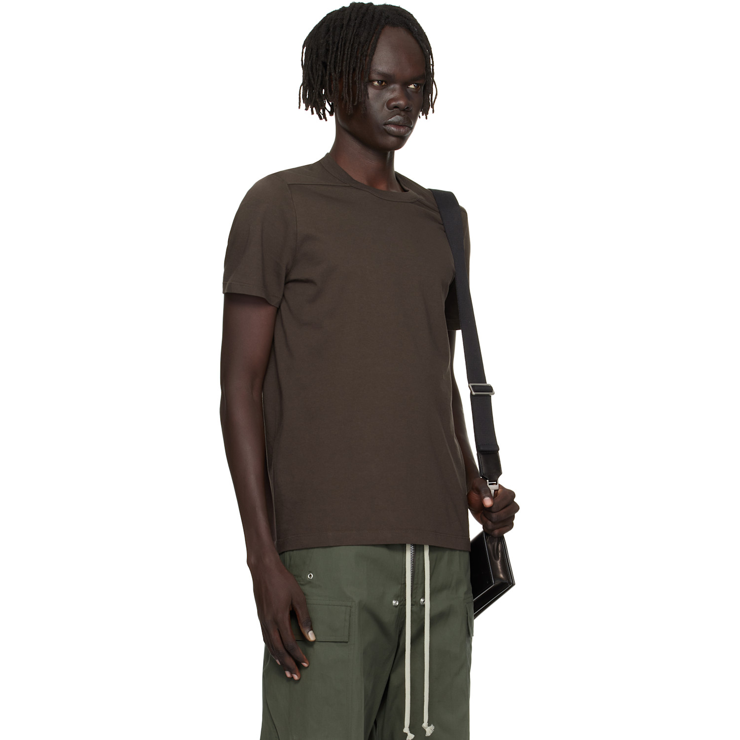  Rick Owens Gray Concordians Short Level T-shirt 