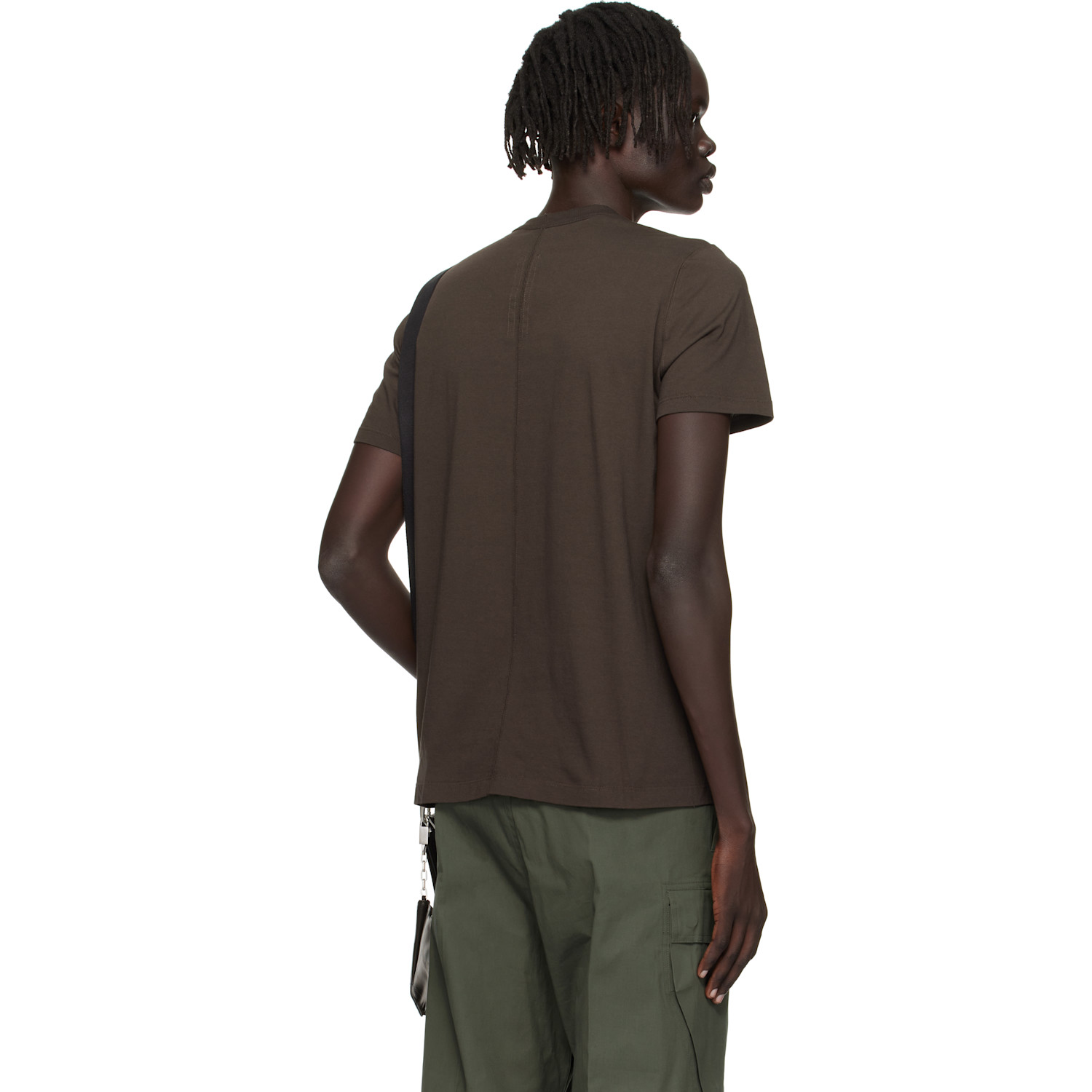  Rick Owens Gray Concordians Short Level T-shirt 