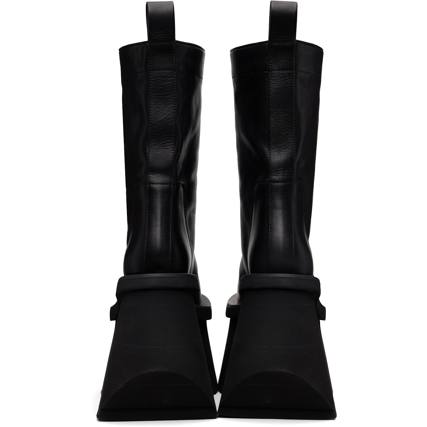  Rick Owens Black Concordians Factory Boots 