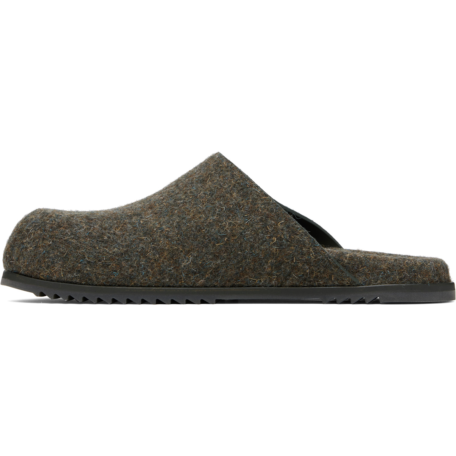  Rick Owens Gray Concordians Granola Mule Loafers 