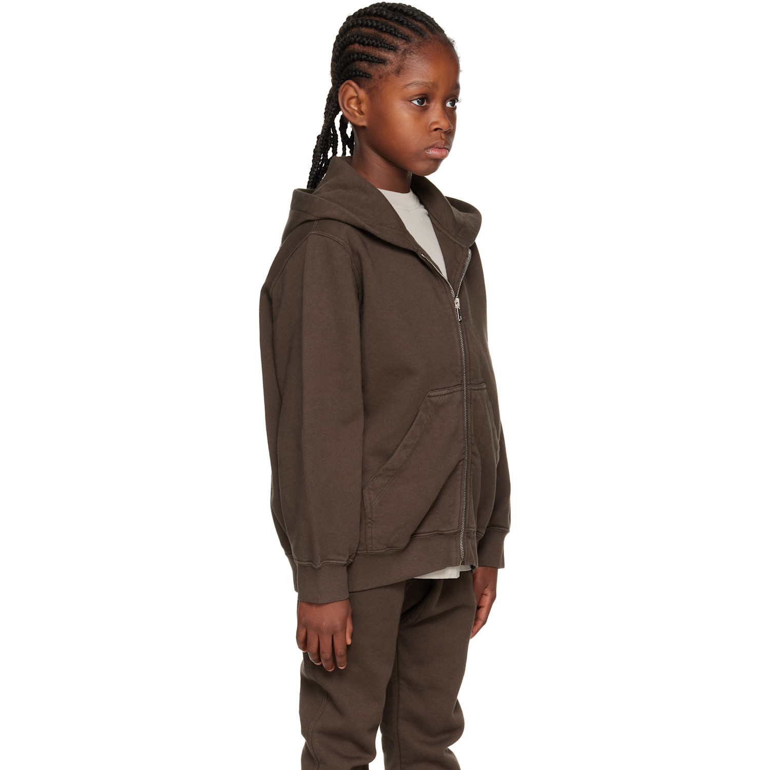  Rick Owens Big Kids Gray Concordians Jason's Hoodie 