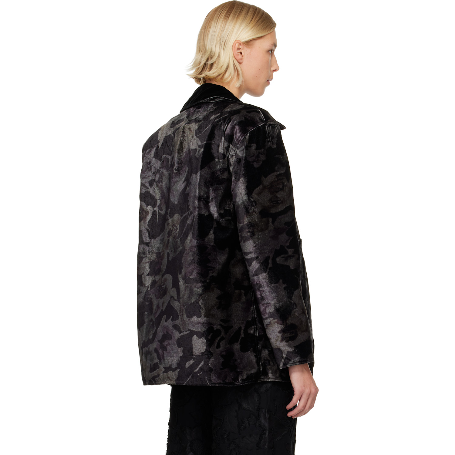  Collina Strada Black & Gray Stable Jacket 