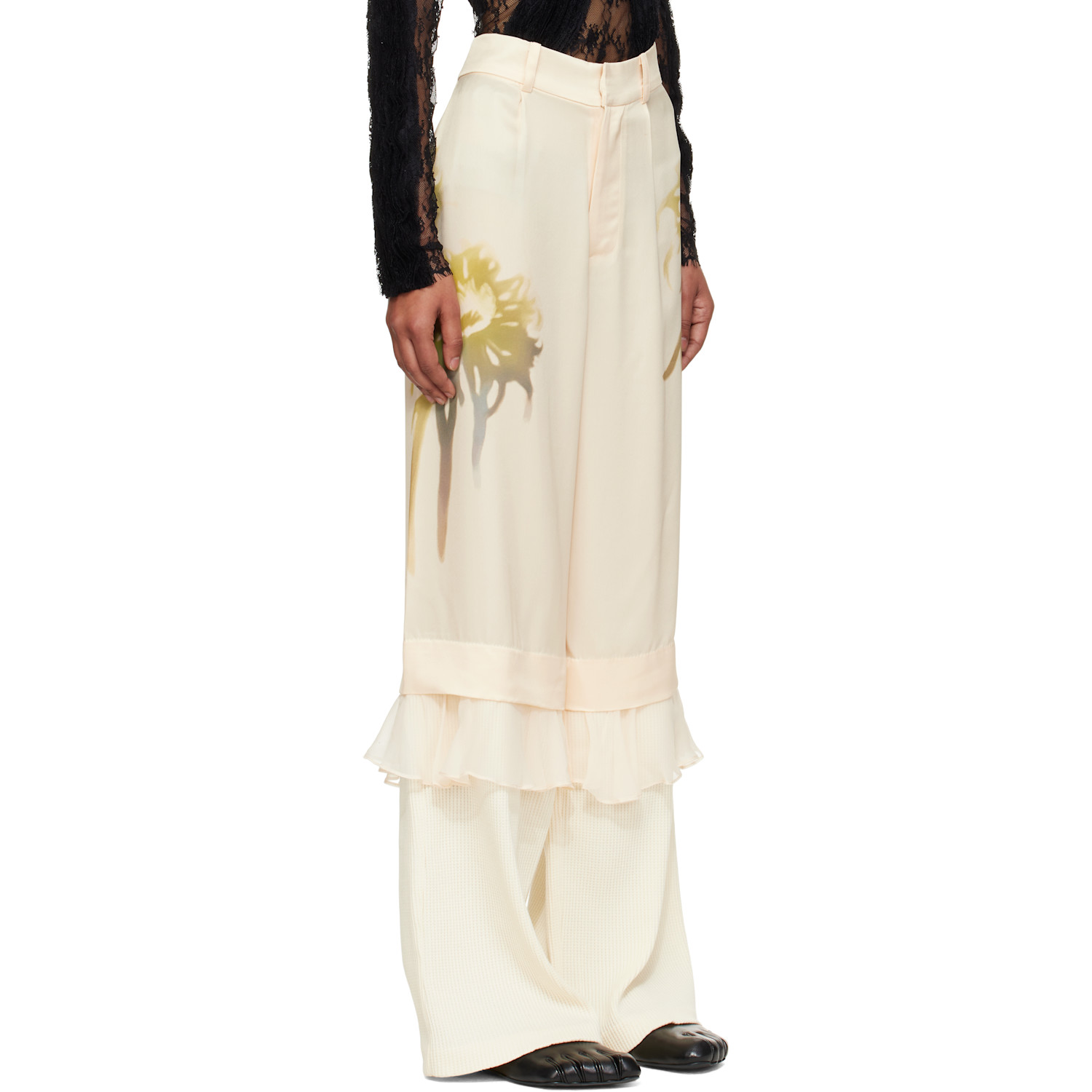  Collina Strada Beige Geranium Trousers 