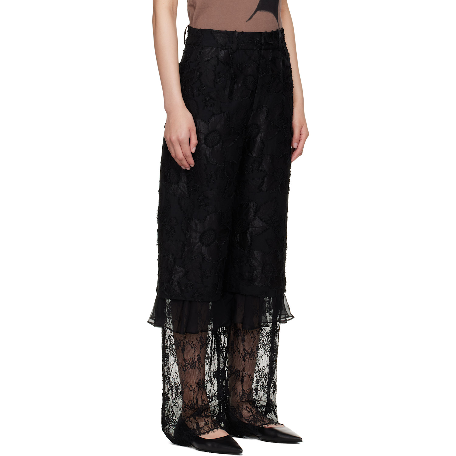  Collina Strada Black Geranium Trousers 