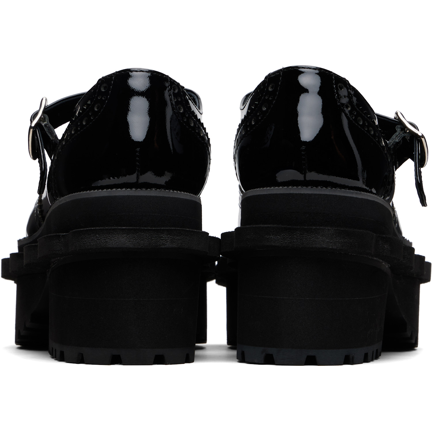  Tao Comme Des Garçons Black Platform Ballerina Flats 