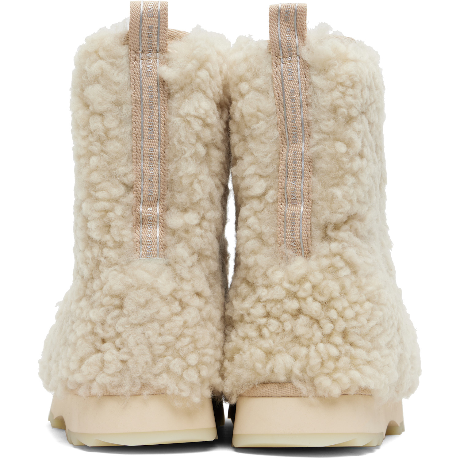  Emu Australia Off-white Sharky Low Teddy Boots 