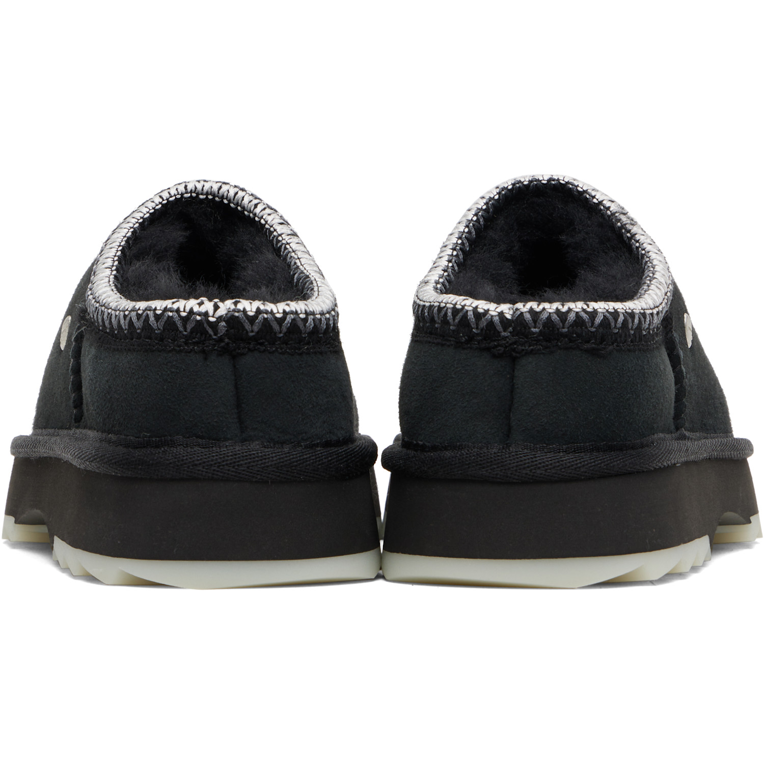  Emu Australia Black Sharky Scuff Loafers 