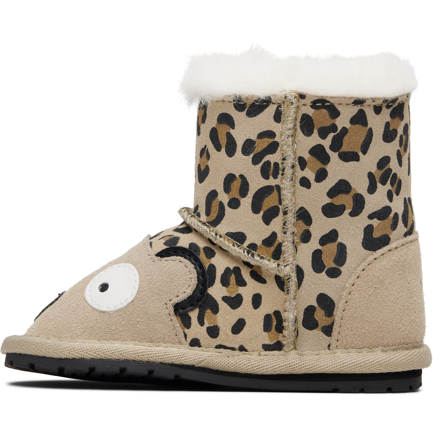 Emu Australia Baby Tan Cheetah Walker Boots 