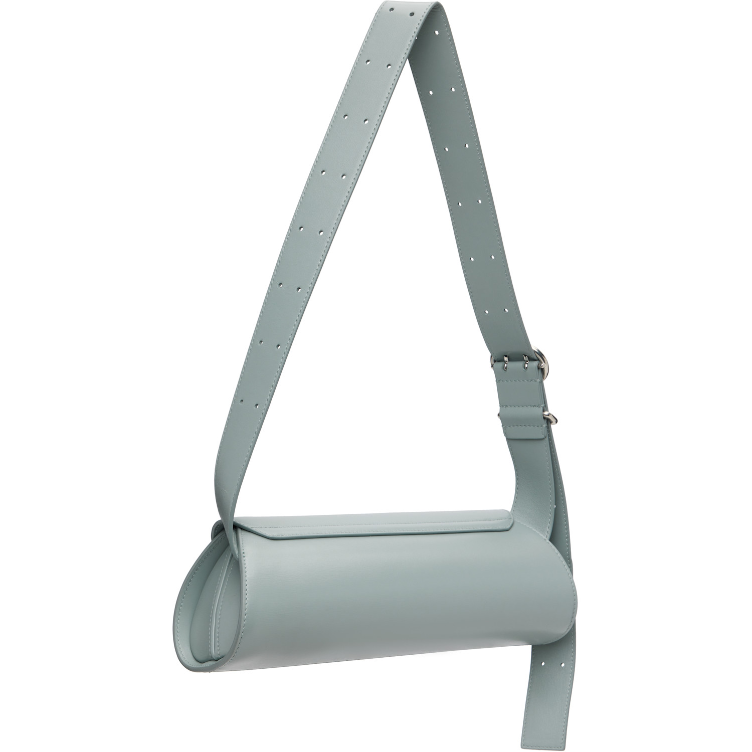  Jil Sander Gray Cannolo Small Bag 