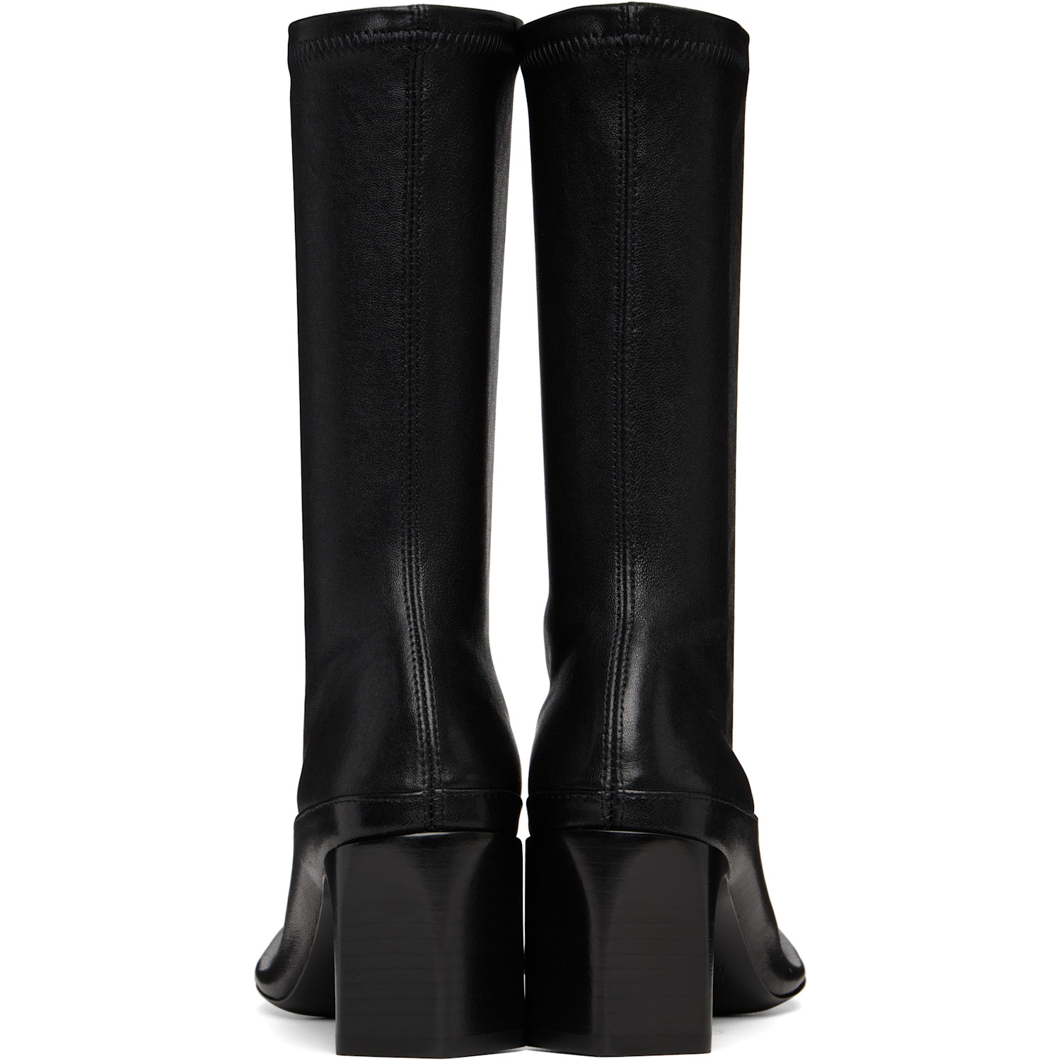  Jil Sander Black Mid-calf Boots 
