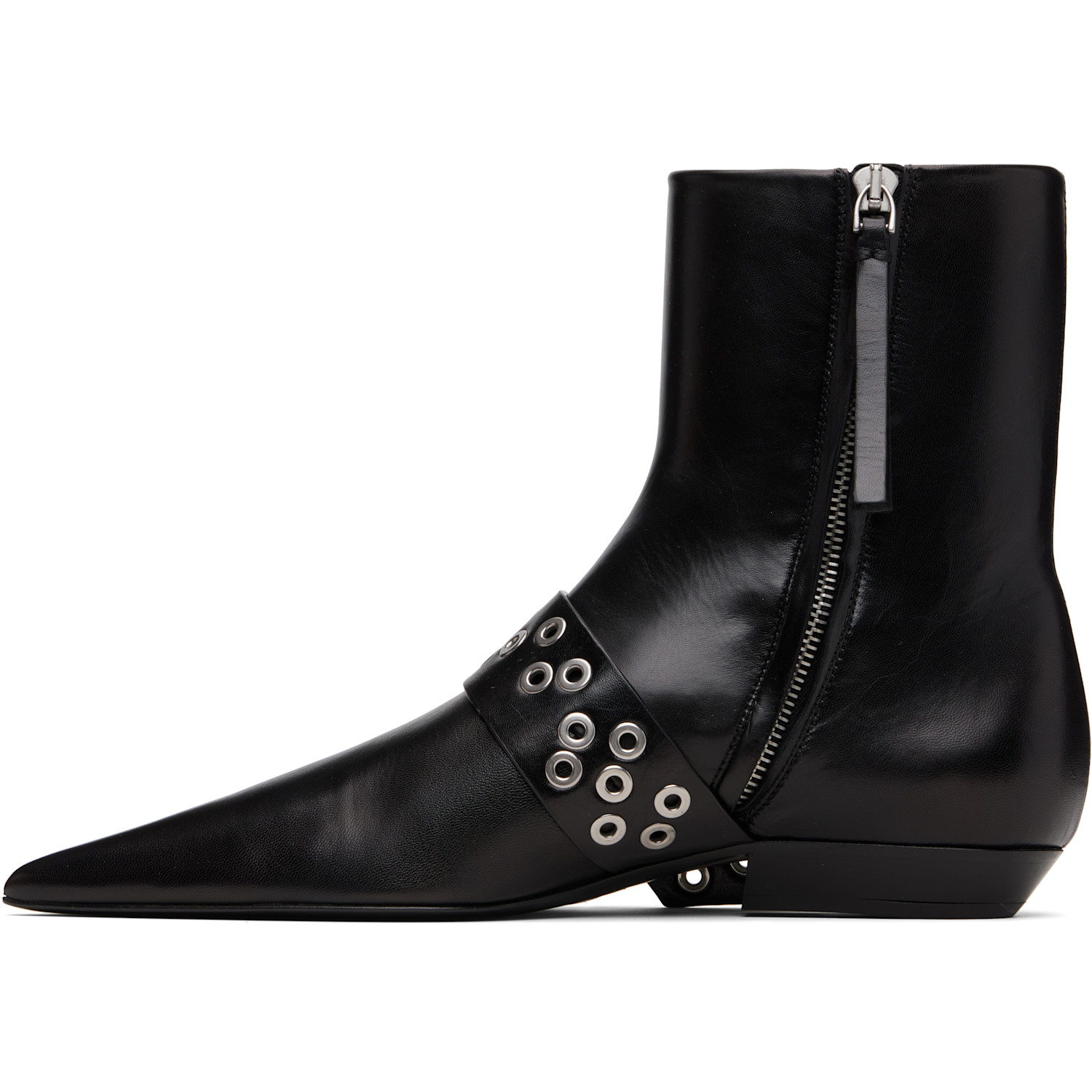  Jil Sander Black Ankle Boots 